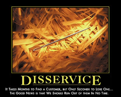 disservice