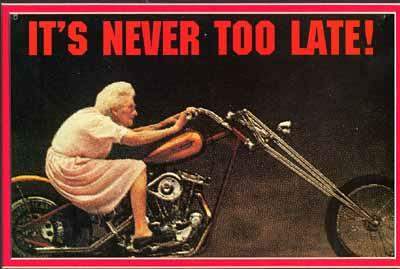 never