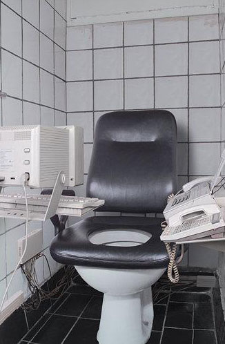 toilet office