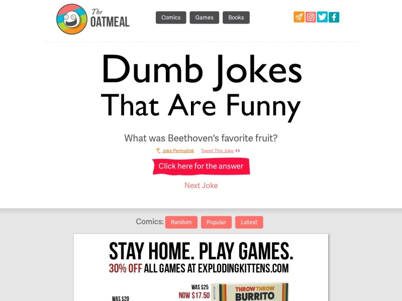 Dumb Jokes (That are Funny)
